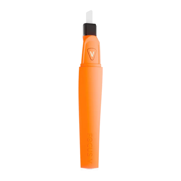 Focus V Saber Electronic Dab Tool – Tangerine orange edition capless display.
