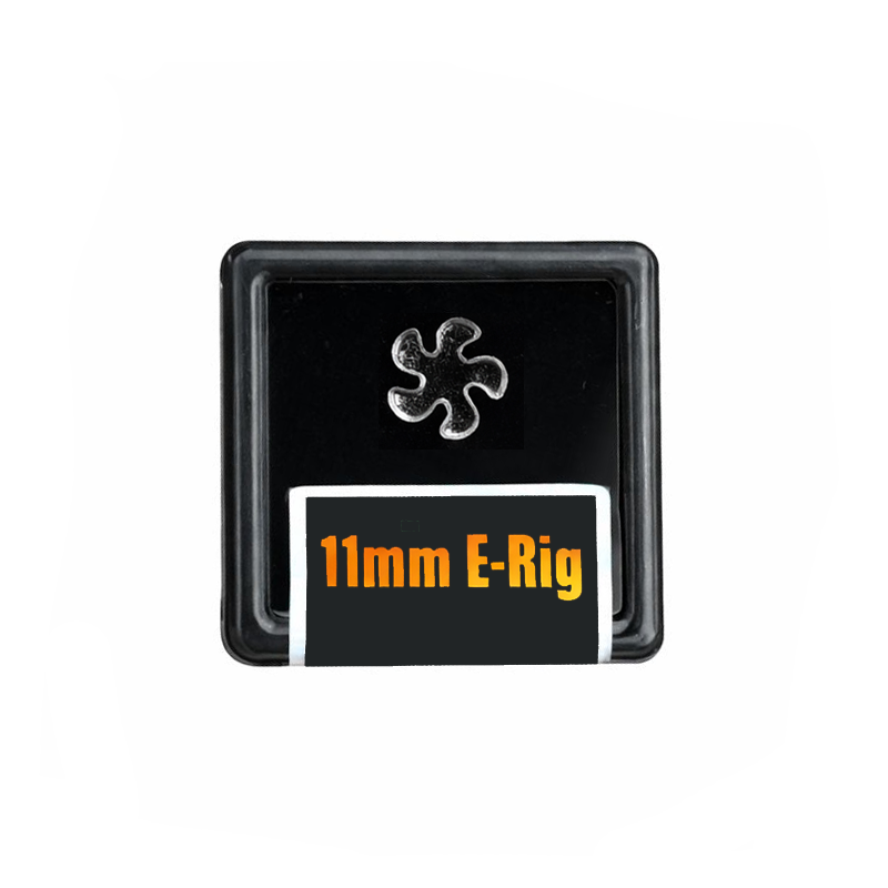 Black Market Quartz Flake spinner insert 11mm 5 blade, quartz spinner insert for Focus V Carta and mid-size e-rig chambers, balanced vapor production