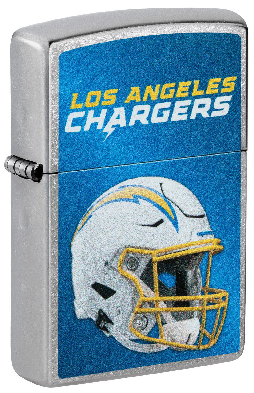Zippo NFL Los Angeles Chargers Lighter — Chargers logo windproof lighter, hero shot