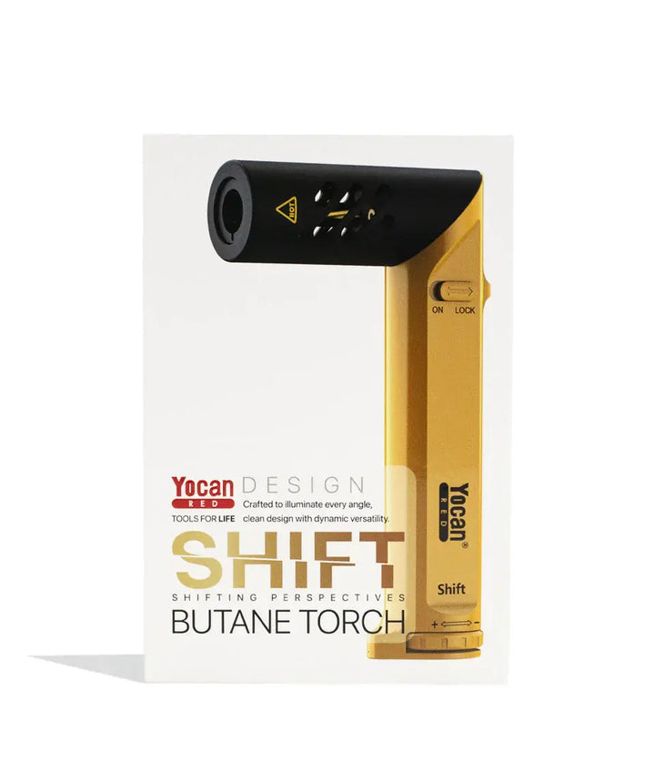 Yocan Shift Torch in Yellow with Packaging