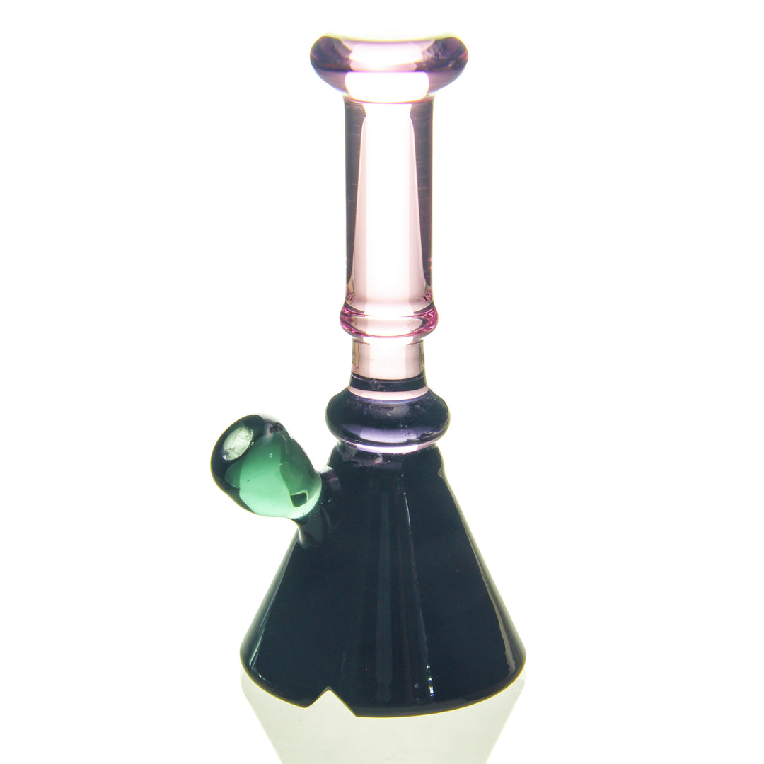 Str8 Glass - Spinner Tube Cap - Pink &amp; Black