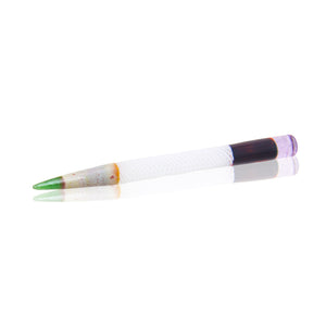 Sherbet Glass x Harold Cooney Glass - Zanfirico Pencil - White