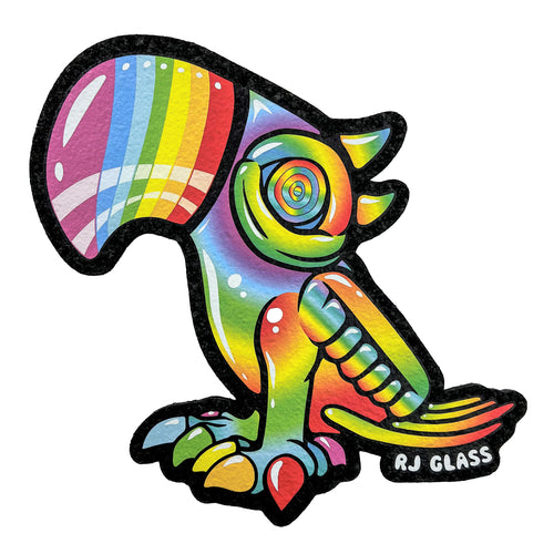 Moodmats - RJ Glass - Macaw Color Fade