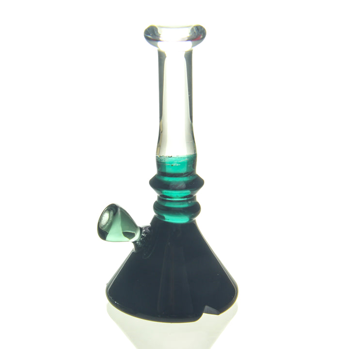 Str8 Glass - Spinner Tube Cap - Teal & Black