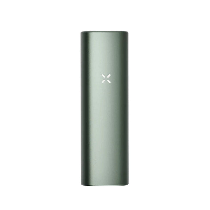 PAX Plus Sage dry herb vaporizer in matte green finish with LED indicator lights