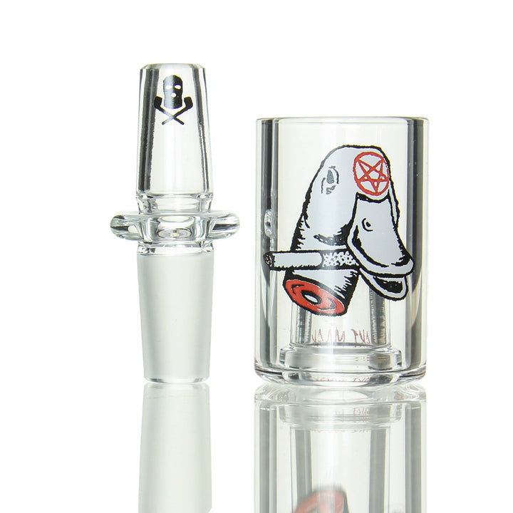 Ski Mask Glass - 14mm Thermo Dome Set - Smoking Duck