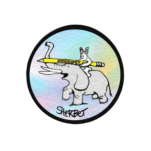 Moodmats - Sherbet Circle Elephant Mat