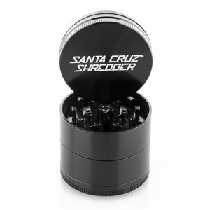 Santa Cruz Shredder - 4 Piece Medium Grinder - Black