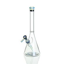 Load image into Gallery viewer, Korey Glass - 14&quot; Worked Beaker - Dense Hydro x Jet Black