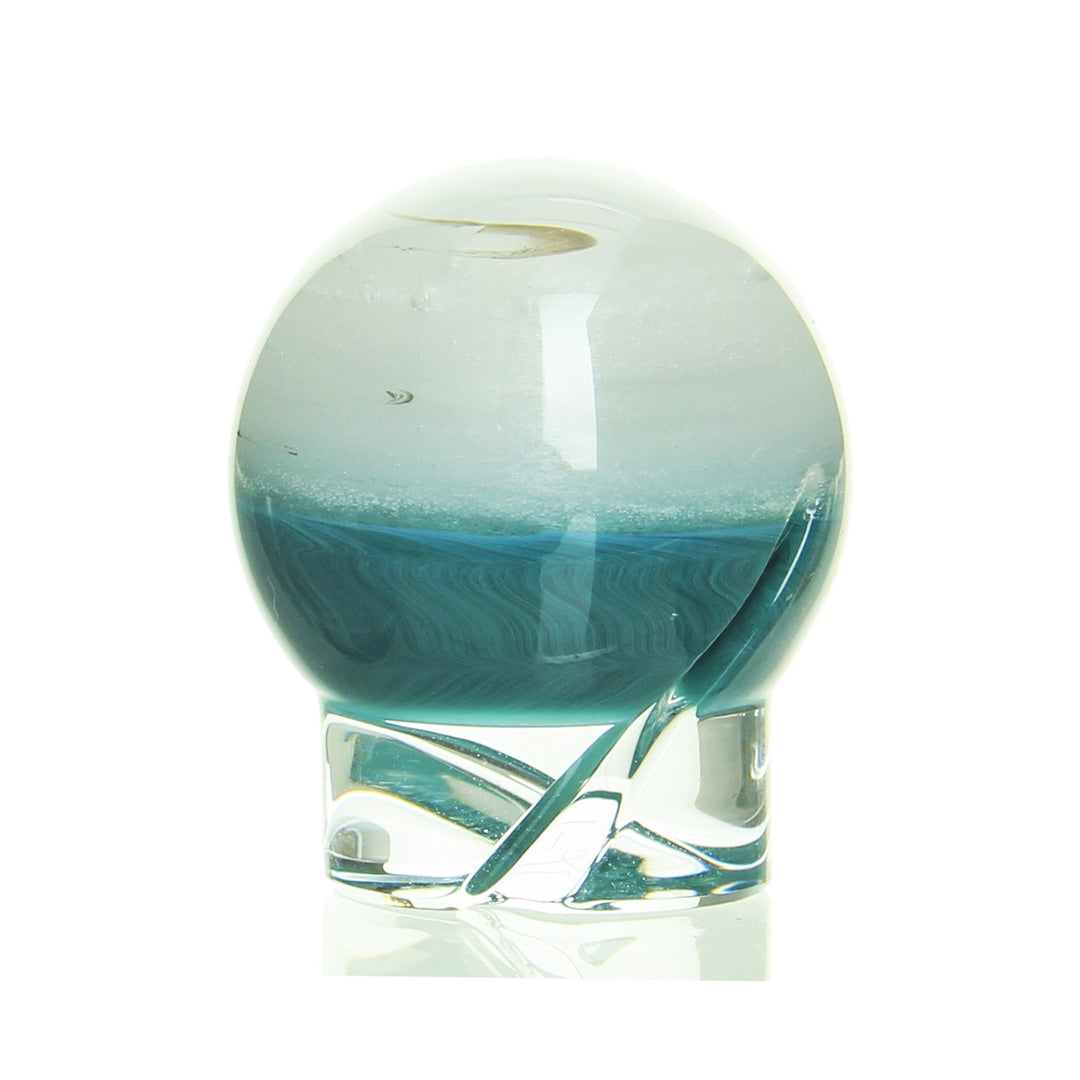 One Trick Pony Glass - Marble Spinner Carb Cap - Blue Dreamingo