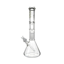 Load image into Gallery viewer, Bio - 16&quot; 9mm Beaker 10 Arm Tree Perc w/ Splash Guard - Green