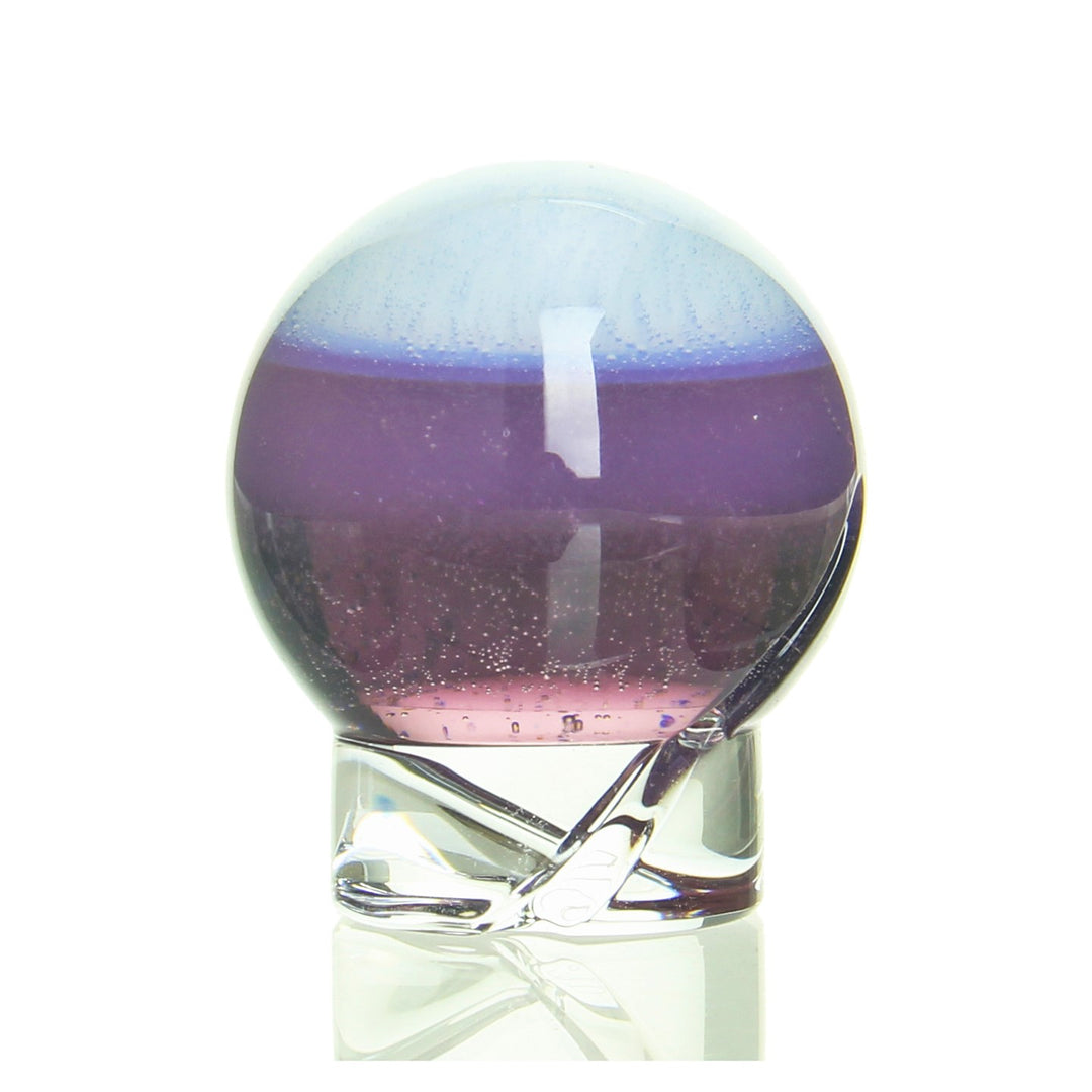 One Trick Pony Glass - Three Tone Marble Spinner Carb Cap - Secret White x Pastel Potion x Blossom