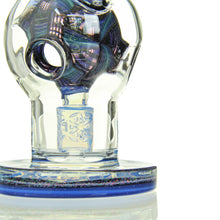 Load image into Gallery viewer, Fat Boy Glass - Worked Exosphere - Lucid w/ Crushed Opal