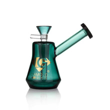 Load image into Gallery viewer, Diamond Glass - 4&quot; Pocket Bubbler - Teal