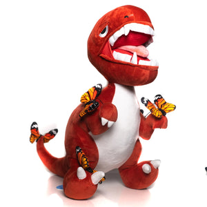 Elbo x Felt - Raptor Plush Toy - Red