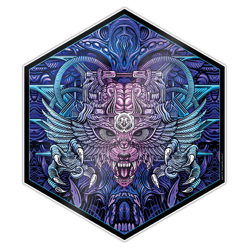 Mothership - Silicone Hex Mat - Sky Wolf