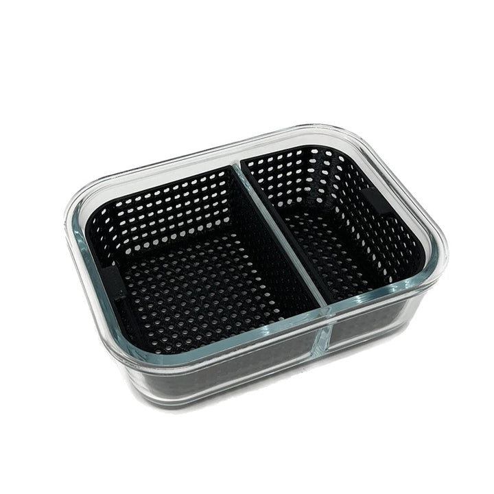 420 Trinkets Dual Dunk Large Iso Cleaning Station in Black
