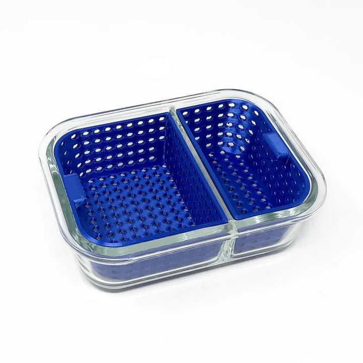 420 Trinkets Dual Dunk Large Iso Cleaning Station in Blue