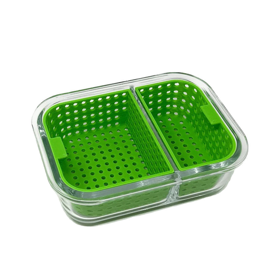 420 Trinkets Dual Dunk Large Iso Cleaning Station in Green