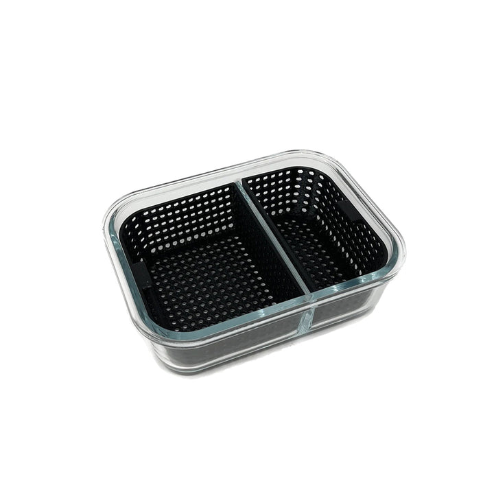 420 Trinkets Dual Dunk Small Iso Cleaning Station in Black