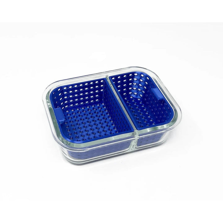 420 Trinkets Dual Dunk Small Iso Cleaning Station in Blue
