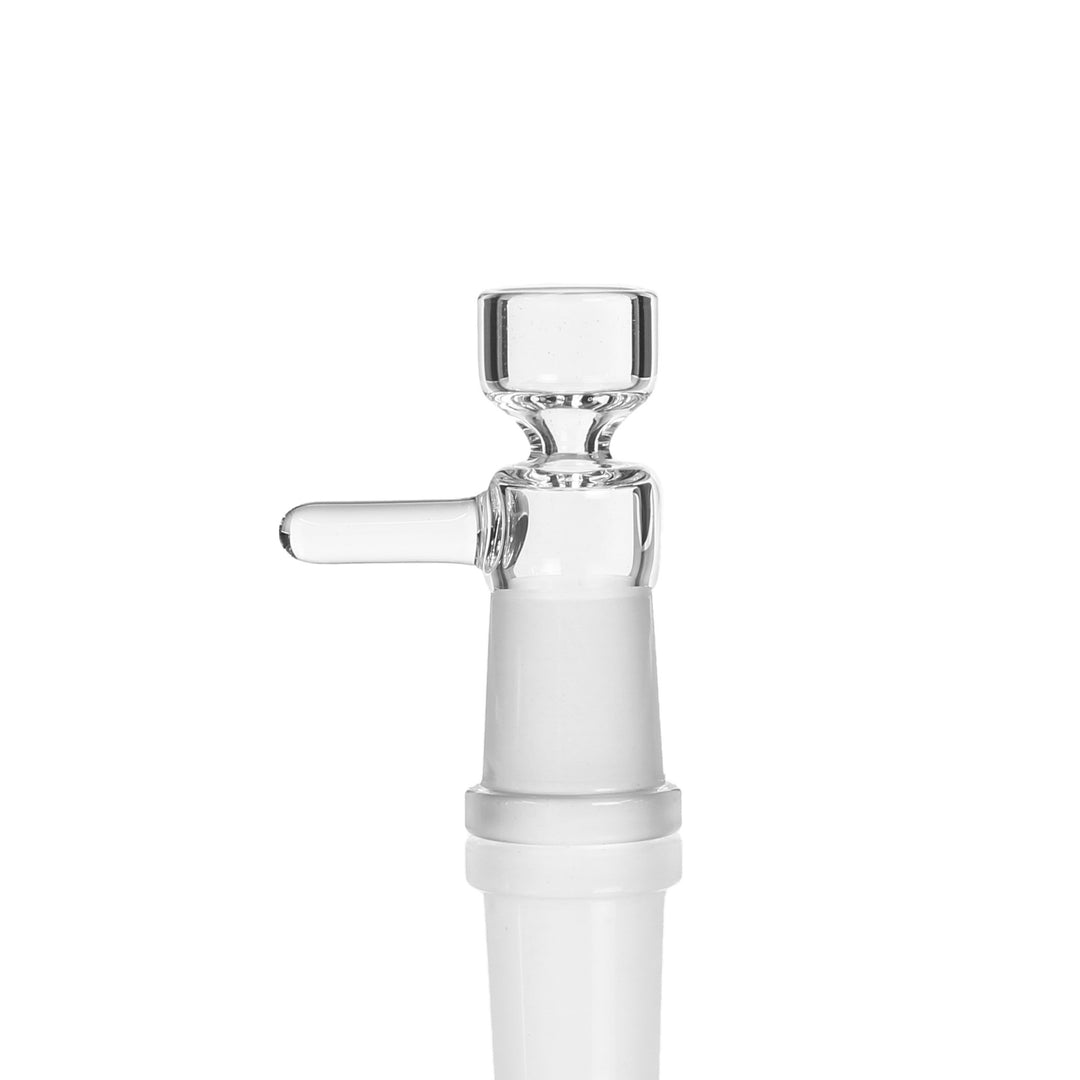 Toro Glass 14mm Female Bowl - High-Quality Craftsmanship with clear glass design and side handle for easy use. Ideal accessory for smoking setups.