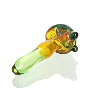 Conversion Glass - Full Color Spoon - Green & Yellow UV