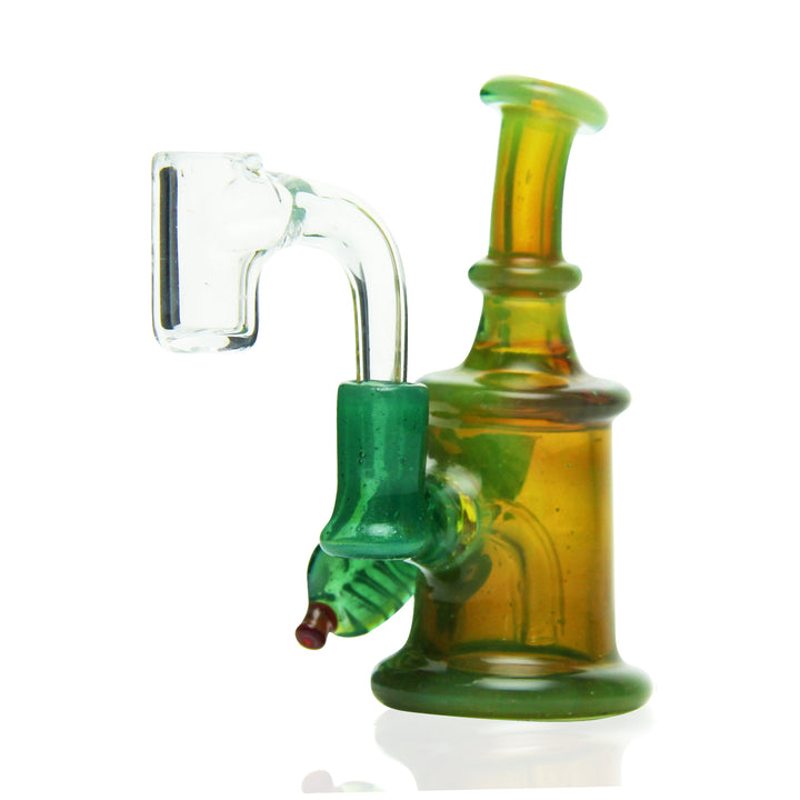 7-Ten Glass Micro Banger Hanger Leaf mini dab rig with 10mm joint