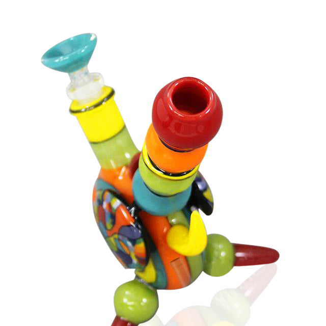 T-Funk Glass x Alejandro Glass - 7" Oddaalleey Rainbow Mini Tube