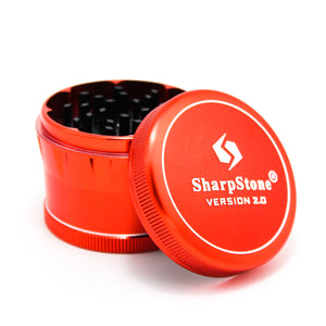 Sharpstone V2 - 4 Piece 2.5" Grinder - Red