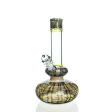 Load image into Gallery viewer, HVY Glass - 10&quot; Double Bubble Rake Beaker - Brown