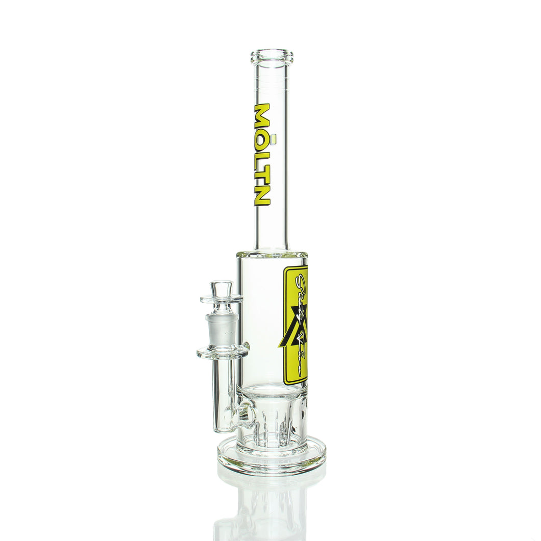 Moltn Glass - 65mm Single GYZR Perc - Yellow