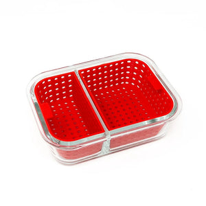 420 Trinkets - Dual Dunk Large Iso Cleaning Station - Red