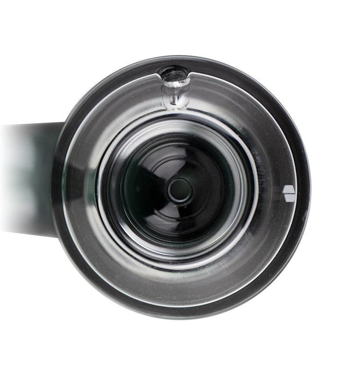 Top view of Puffco Proxy Flower Bowl highlighting the inner glass chamber and airflow design for optimal dry herb vaporization.