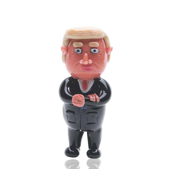 Empire Glassworks - Agent Orange Donald Trump Pipe