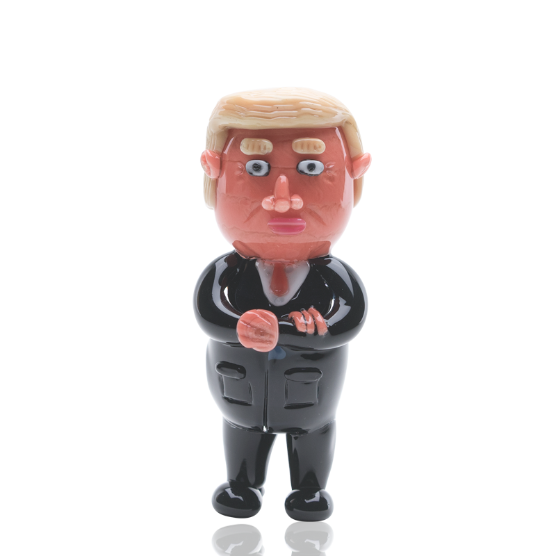 Empire Glassworks - Agent Orange Donald Trump Pipe