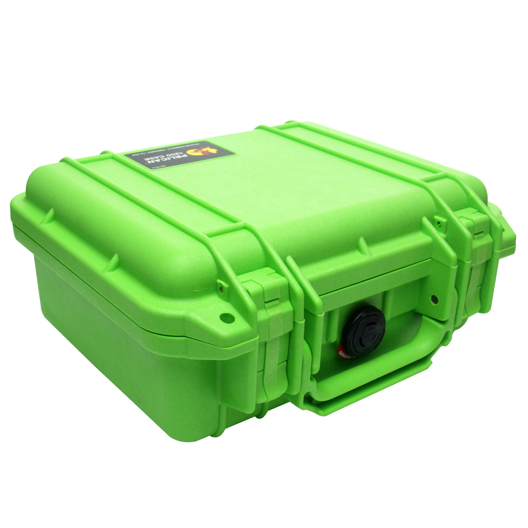 Pelican 1200 Case - Lime Green