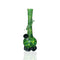 Noble Glass - Bong pequeño - Remolino transparente verde y negro