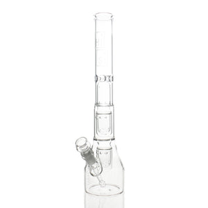 HiSi Glass - 16" Jr. Triple U Perc Beaker - 44x4mm