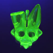 Load image into Gallery viewer, Lord glass - Bunny rabbit Pendant - Illuminati uv reactive pendant