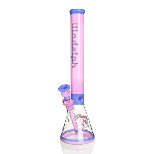 Illadelph - Signature Series - 5mm Medium Beaker - Cotton Candy