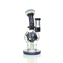 Load image into Gallery viewer, Fat Boy Glass - Worked Exosphere - Lucid w/ Crushed Opal