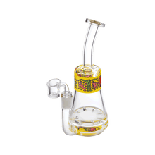 Load image into Gallery viewer, Keith Haring Glass - Concentrate Rig - Multi Yellow