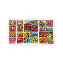 Load image into Gallery viewer, Keith Haring Glass - Rolling Tray - Multi Colored