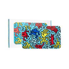 Load image into Gallery viewer, Keith Haring Glass - Rolling Tray - Multi Blue