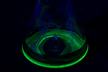 Load image into Gallery viewer, Illadelph glass - Rick N&#39; Morty Glycerin Coil Medium Beaker (#8/10) Illuminati glow in the dark bong 