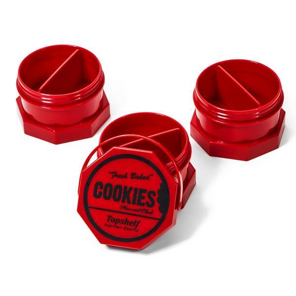 Tarro apilable mediano Cookies SF - Rojo
