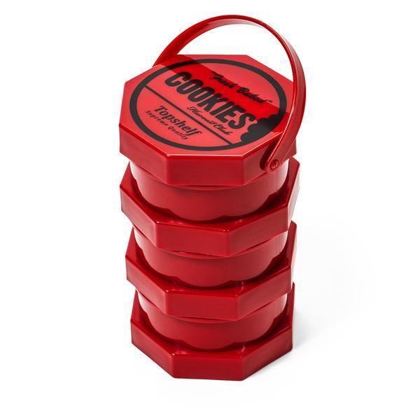 Cookies SF Medium Stack-able Jar - Red | $19.99