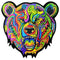 Moodmats - Tapete de fibra visual Bear Quartz