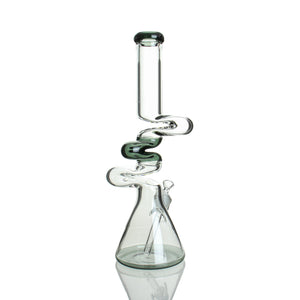 18" 9mm 3 Kink Zong - Smoke